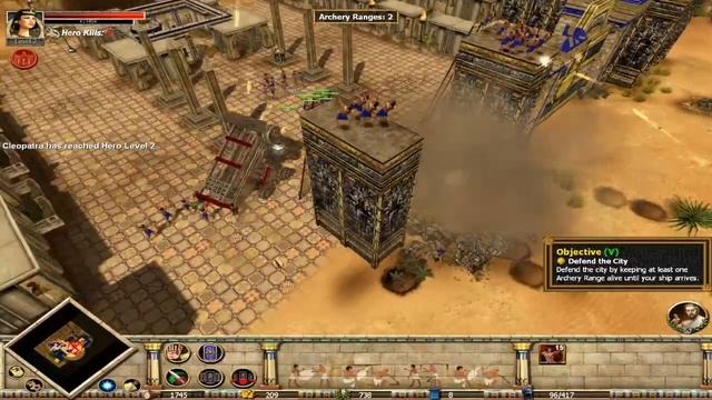 Rise And Fall Civilizations At War - Компания за Клеопатру Часть 1 Прохождение без комментариев
