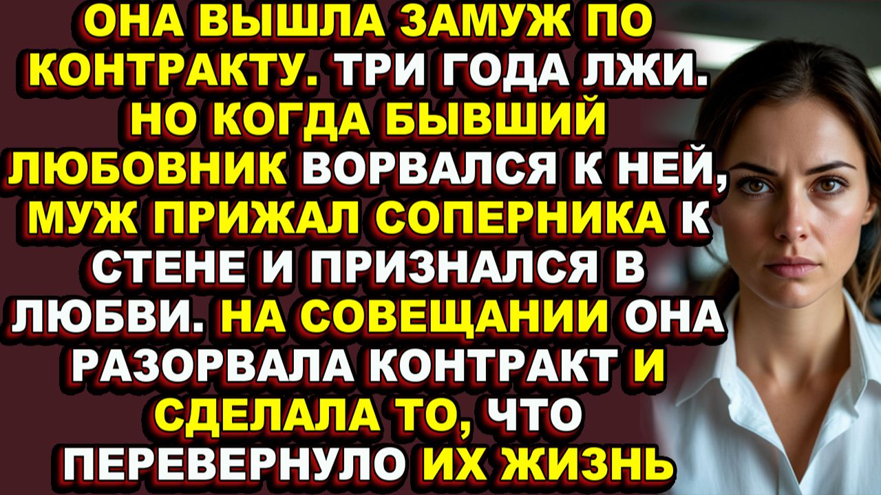 Истории из жизни|Брачный контракт на три года, который привел к неожиданным последствиям|Аудио