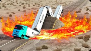 Cars vs Giant Crater #3 ▶️ BeamNG Drive