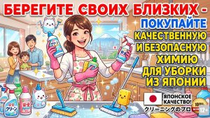 БЕРЕГИТЕ СВОИХ БЛИЗКИХ! ПОКУПАЙТЕ КАЧЕСТВЕННУЮ И БЕЗОПАСНУЮ ХИМИЮ ДЛЯ УБОРКИ ИЗ ЯПОНИИ! #mygt_home