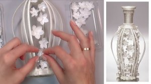 DIY😃Я увидела ее во сне, а потом сделала на самом деле. Декоративная ваза.