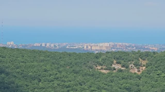 Муркум-Улле, вид на Севастополь крупно - 2 (хребет, Крым)