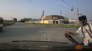 Омск. ДТП с участием питбайка