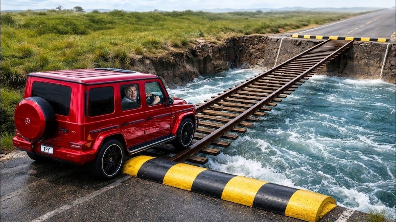 Испытание «Машины против железнодорожного моста» в BeamNG Drive