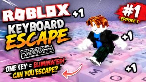 ⌨️ +1 Скорость побега на клавиатуре ASMR 1️⃣ #RoBlox #KeyboardEscape