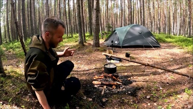 Рыбалка с ночёвкой. Витькина кухня. Карелия