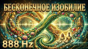 888 ГЦ: Поток Бесконечного Изобилия — Трансформация Мышления и Расширение | Коды Изобилия ♾️💎🌊