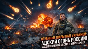 🔥 Огненные шары падают на Украину: русский «Адский огонь» стирает позиции ВСУ с лица земли