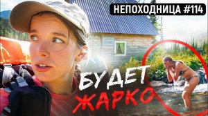 НАШЛА В ГОРАХ ЛЕДНИК И СЛЕДЫ МЕДВЕДЯ. ЖИВУ В ТАЁЖНОЙ ИЗБЕ. НЕПОХОДНИЦА