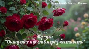 «Очищение чувств через честность» —Вход в пространство света и тишины, где душа вспоминает истинное