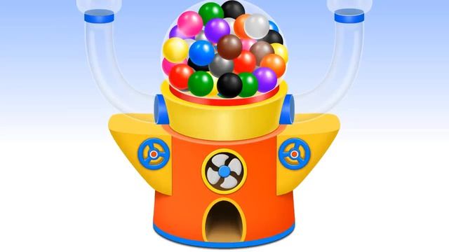 Учите цифры с помощью автомата для игры в шарики смотреть онлайн