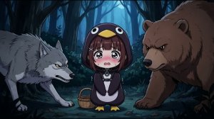 The Little Gugugaga Penguin ALONE in the SCARY Forest! 🐺🐻 ｜ GuguGaga Penguin Stories