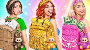 Бедная vs Богатая vs Ультра Богатая Девушка в Школе | Война Пранков