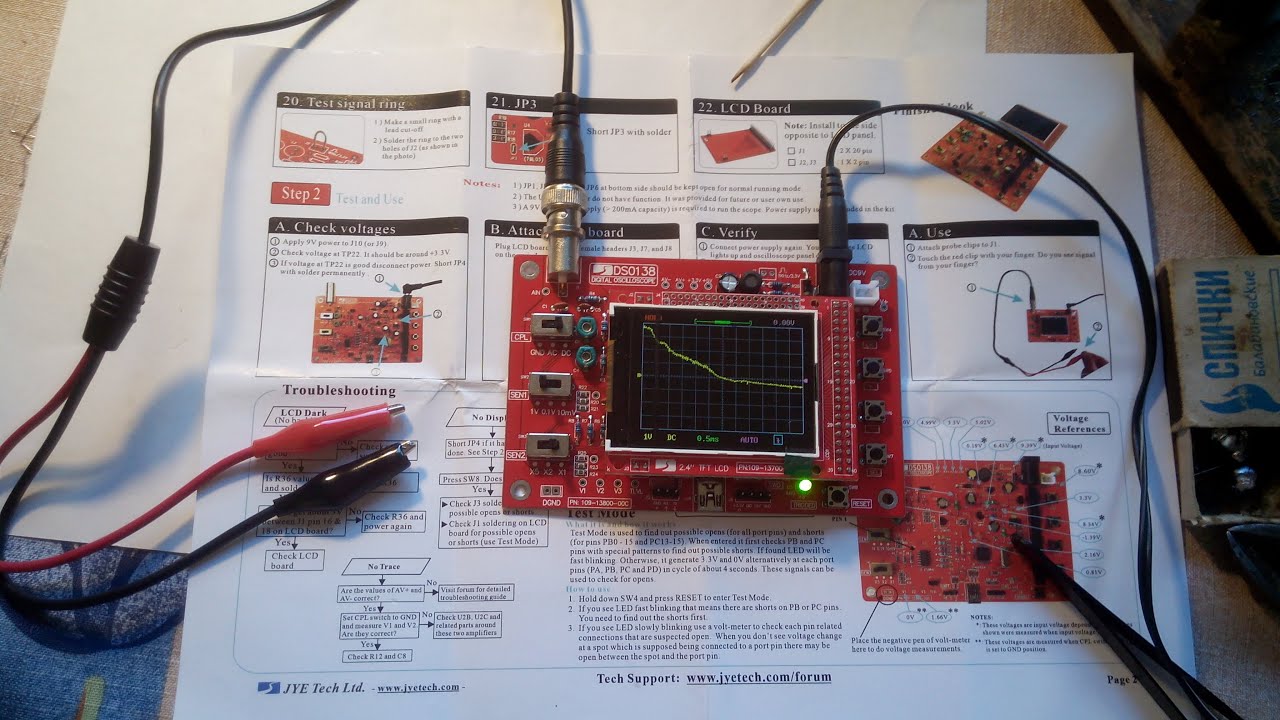 Осциллограф DSO138. Собираем DIY Kit. смотреть онлайн