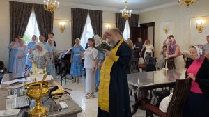 Молебен в честь окончания курса: Гомилетика для мирян.