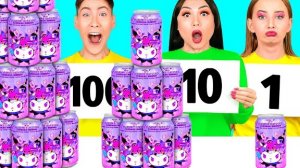 100 Слоев Еды Челлендж | Сумасшедшие Лайфхаки и Рецепты