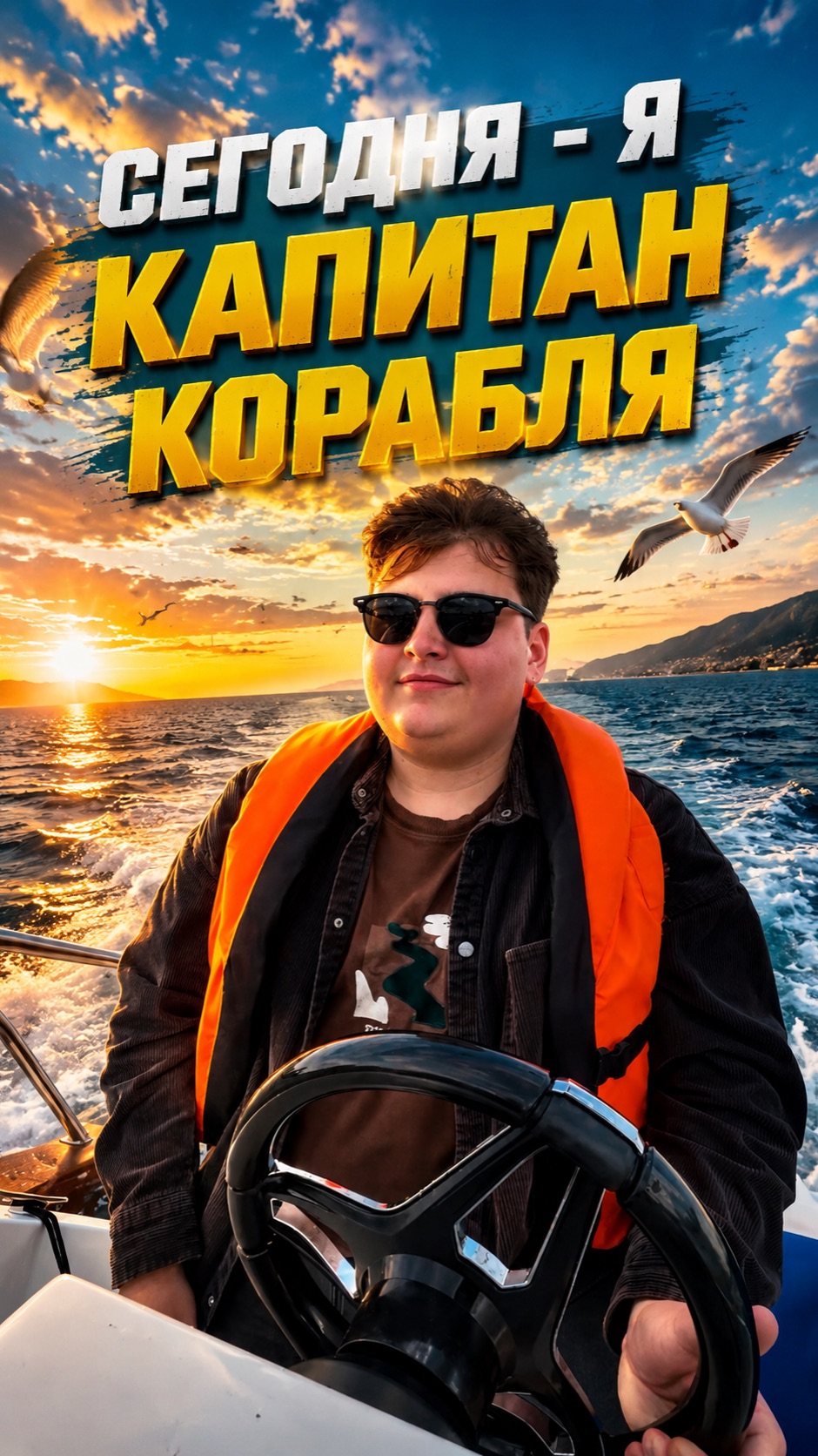Сегодня я капитан корабля 😍