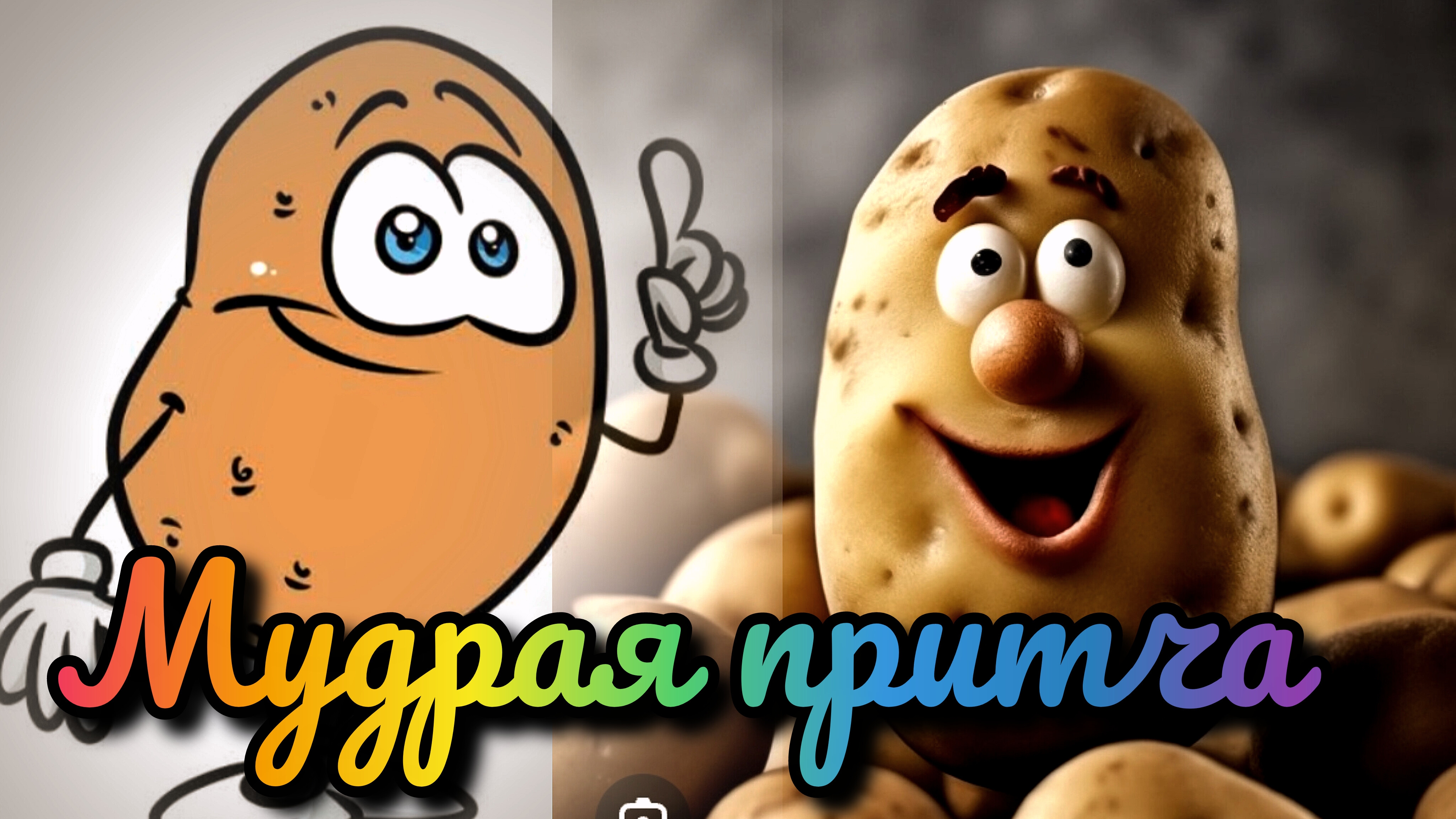 СКАЗКА ПРО КАРТОШКУ. 👍🐝