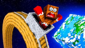 МЫ ПОСТРОИЛИ ГОРКИ НА ЛУНЕ! 🤯 МАЙНКРАФТ - (ВЛАДУС) #Minecraft #Майнкрафт