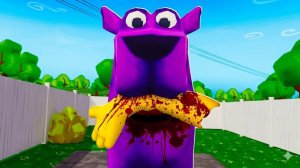 МОЯ ГИГАНТСКАЯ ФИОЛЕТОВАЯ СОБАКА ЕСТ ЛЮДЕЙ?! 😱 | Pepper the Giant Purple Dog