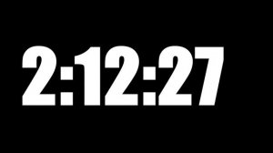 4 HOUR 25 MINUTE TIMER • 265 MINUTE COUNTDOWN TIMER ⏰ LOUD ALARM ⏰