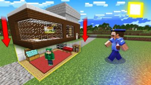 Я СПРЯТАЛСЯ ПОД СВОИМ ДОМОМ ОТ ПОЛИЦИИ В МАЙНКРАФТ | Риколит Minecraft