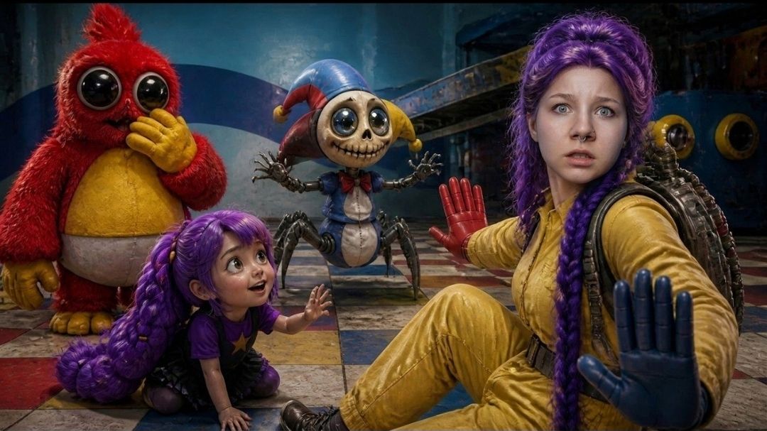 Все в Poppy Playtime стали детьми. Прототип и Лили Лавбрейдс стали детьми.