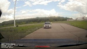 АСК Вираж 20.06.2026. Попытка уехать от заряженной Гранты. Съемка с камеры заднего вида