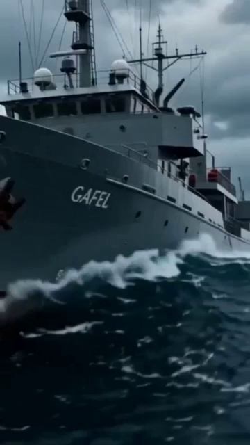⚓💥 ТРАЛЬЩИК «ГАФЕЛЬ» (Т-205) ПРОРЫВАЕТСЯ СКВОЗЬ БУМАГУ: Советская марка оживает в настоящем море! смотреть онлайн