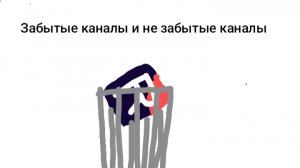 Забытые каналы (перестали быть Рутубером) и не забытые каналы