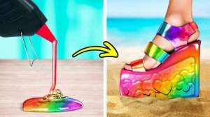 ОБУВЬ И ОДЕЖДА своими руками Фантастические лайфхаки для ног идеи для поделок