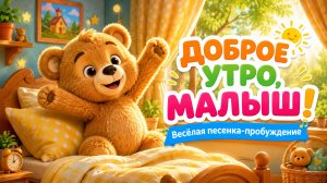 Доброе утро, малыш — мишка просыпается | весёлая песенка-пробуждение для детей