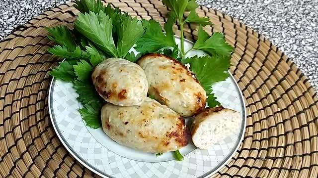 Рыбные котлеты, без хлеба и яиц