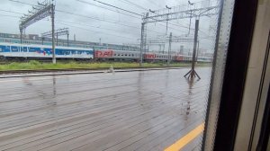 поездка на электропоезде ЭП2Д-0168 №7274 НАХАБИНО-ПОДОЛЬСК ОТ МАРЬИНОЙ РОЩИ ДО ПЛОЩАДИ ТРЕХ ВОКЗАЛОВ
