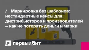 Маркировка без шаблонов: нестандартные кейсы — как не потерять деньги и марки | Первый Бит
