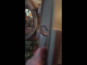 Водонепроницаемая дверь подлодки Народоволец Питер Waterproof door of Narodovolets submarine StPeter