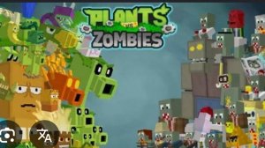 Играю зомби против растений в майнкрафте.