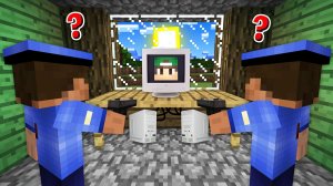 Я СПРЯТАЛСЯ В КОМПЬЮТЕРЕ ОТ ПОЛИЦИИ В МАЙНКРАФТ | Риколит Minecraft