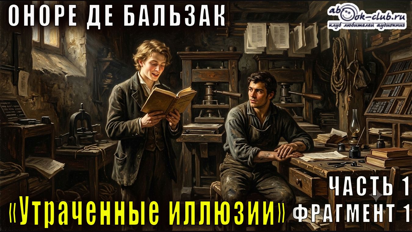 Оноре де Бальзак "Утраченные иллюзии" часть 1 фрагмент 1