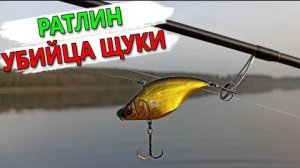 ЗОЛОТОЙ РАТЛИН - УБИЙЦА ЩУК Ловля щуки на раттлины Рыбалка на щуку 2026