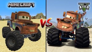 Монстр-трак из Minecraft против монстра-трак из GTA 5 — кто лучше?