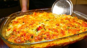 ЗАПЕКАНКА ИЗ МАКАРОН С МЯСОМ. Вкусный Ужин Для Всей Семьи! Макароны с Мясом в Духовке На Ужин