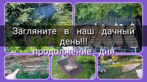 Загляните в наш дачный день// продолжение дня