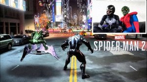 ЧЕЛОВЕК ПАУК 2 - ИГРАЕМ ЗА ВЕНОМА | ЗЕЛЁНЫЙ ГОБЛИН И ВЕНОМ | MARVEL SPIDER MAN 2