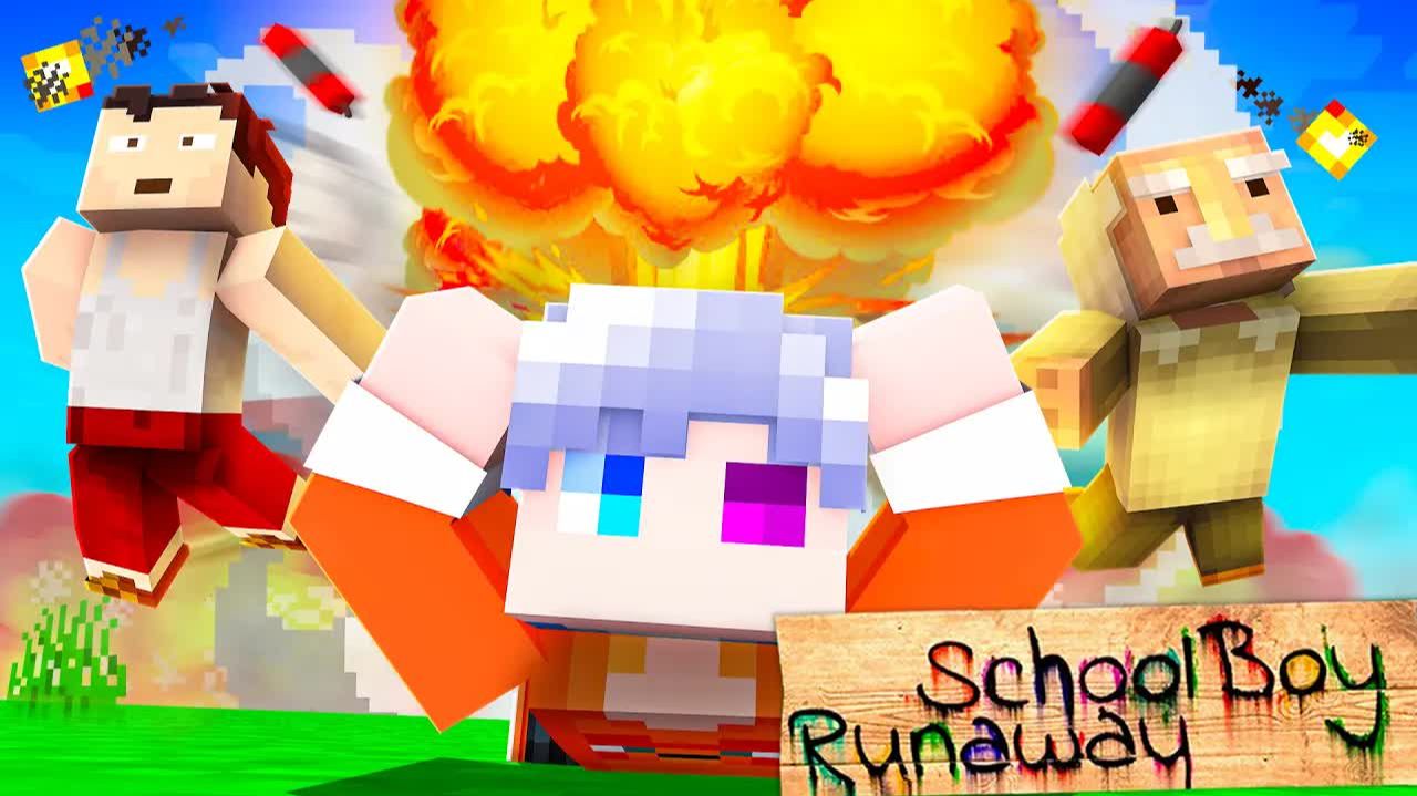 😨 Майнкрафт но КАК ДОСТАТЬ ЗЛЫХ РОДИТЕЛЕЙ в Schoolboy Runaway! смотреть онлайн