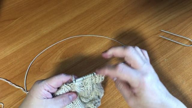 Узор спицами для  зимы и осени