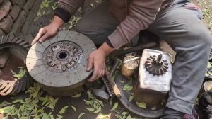 Ремонт диска сцепления грузовика. Пакистан РЕМОНТ