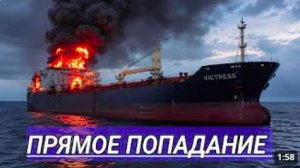Срочно! Сухогруз VICTRESS атакован в Чёрном море _ 301 БПЛА уничтожены