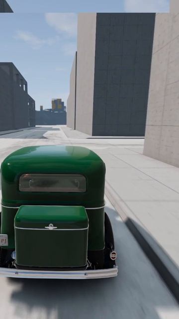 Welly Cadillac 1932г и стена