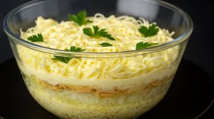 Салат, который удивит всех! Без мяса и без рыбы, но такой вкусный!